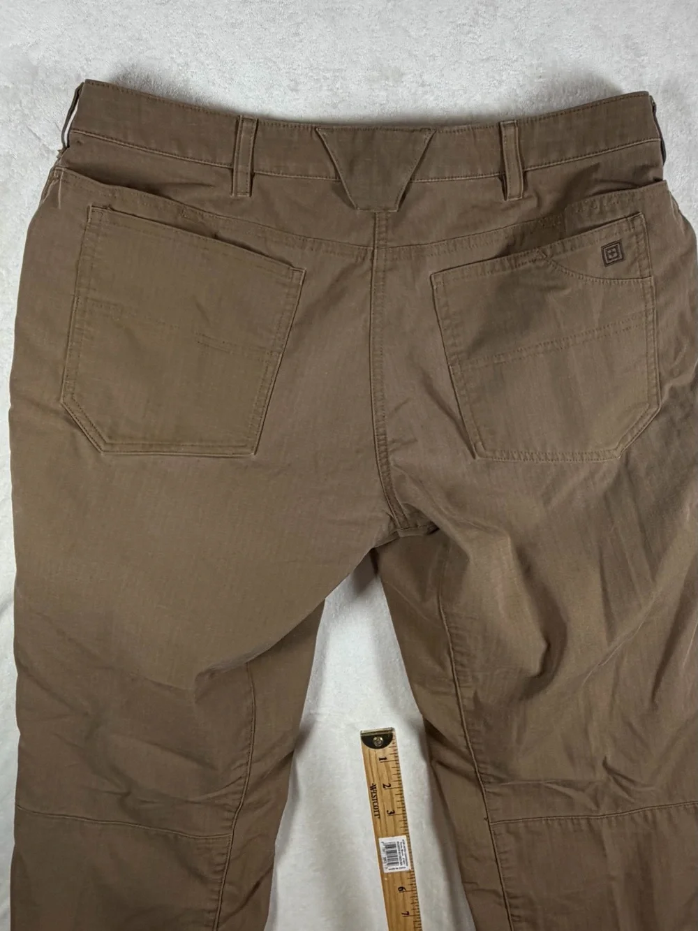 5.11 Tactical 36W 32L Men's Brown Canvas Tough Workwear Hiking Chinos